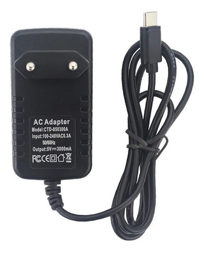 Tranformador Para Raspberry Pi 4 5v 3a Tipo-c