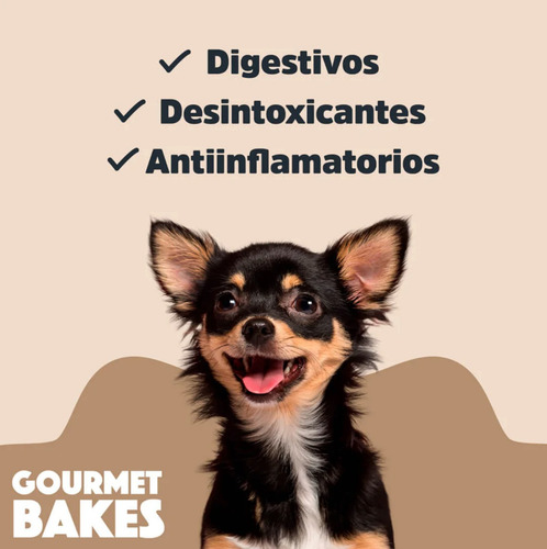 Imagen 5 de 6 de Galletas Para Perros Gourmet Bakes Dulce De Leche