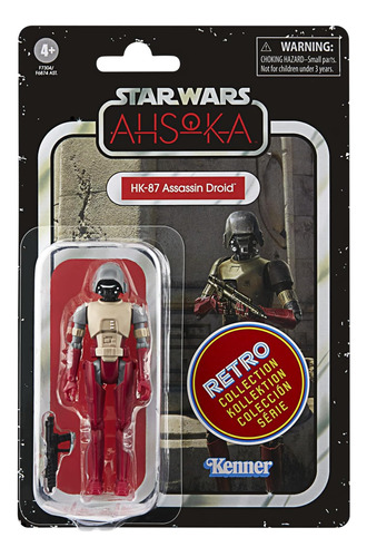 Star Wars Retro Collection Hk-87 Assassin Droid, Ahsoka 3,75