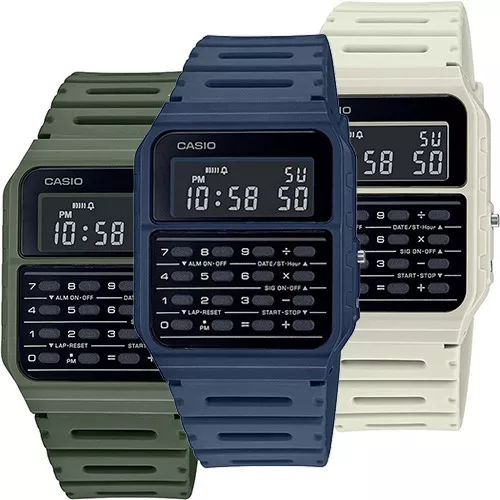 Reloj Casio Retro Ca53 Colores Calculadora Crono Alarma