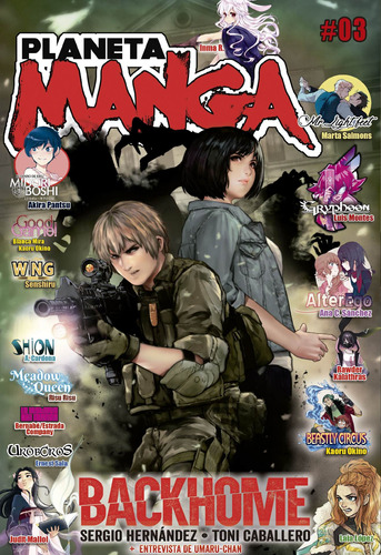 Planeta Manga nº 03, de VV. AA.. Serie Cómics Editorial Comics Mexico, tapa blanda en español, 2021