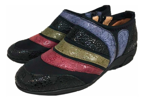 Zapato De Cuero Cómodo Para Dama Modelo 94 / Colores