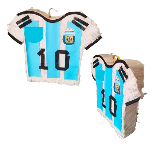 Piñata Messi Seleccion Argentina Camiseta Deco Cumpleaños 