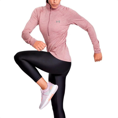 Imagen 3 de 5 de Buzo Under Armour New Tech 1/2 Zip-twist Mujer Training