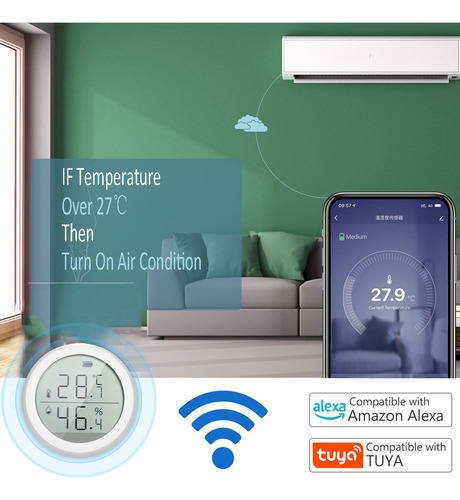 Sensor Para Higrômetro Compatível Com Termômetro De Alerta W