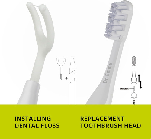 PĂșas De Hilo Dental, Dientes Traseros Reemplazables, Hilo De