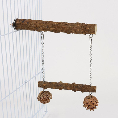 Pájaro De Madera Swing Bird Jage Swing Hanging Gym Gywing
