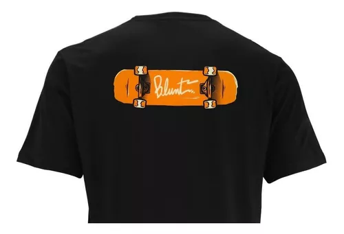 Camiseta Blunt Básica Skate Preta - Masculino