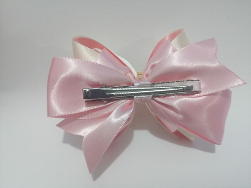 Moño De Listón Para Cabello (color Rosa)