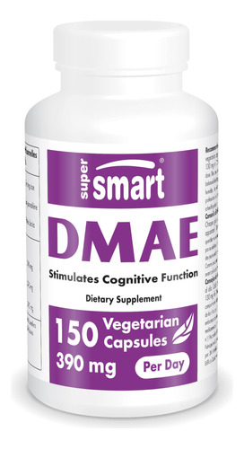 Supersmart - Dmae 390 Mg Por Da - Neuro Nutrition - Apoya La