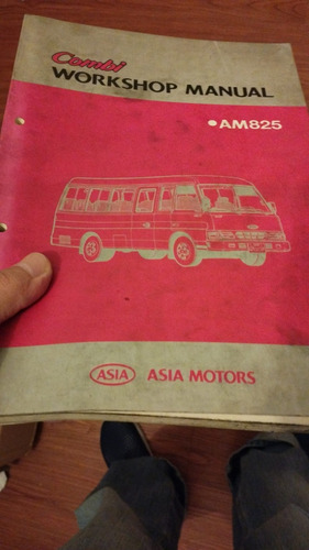 Manual De Taller Asia Kombi Despiece Original Impreso