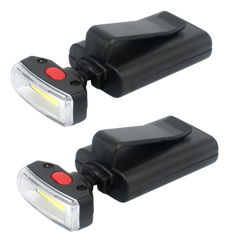 Proyector Led De Bolsillo Negro Con Clip Para Sombrero, Con