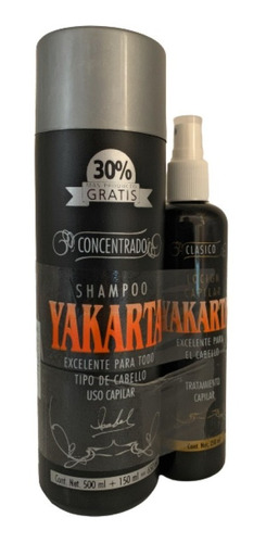 Shampoo Concentrado Yakarta + Locion Capilar Clasico Full 