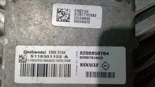 Computadora Ecu Ecm Renault Kangoo 05-09 S118301153a Ems3134 (Usado)