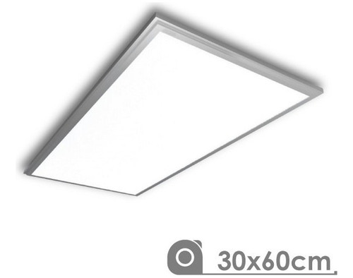 Panel Led 30x60 18w 6500k Borde Cromado 4100k 85-265v