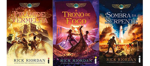 Kit 3 Livros As Cronicas Dos Kane Rick Riordan