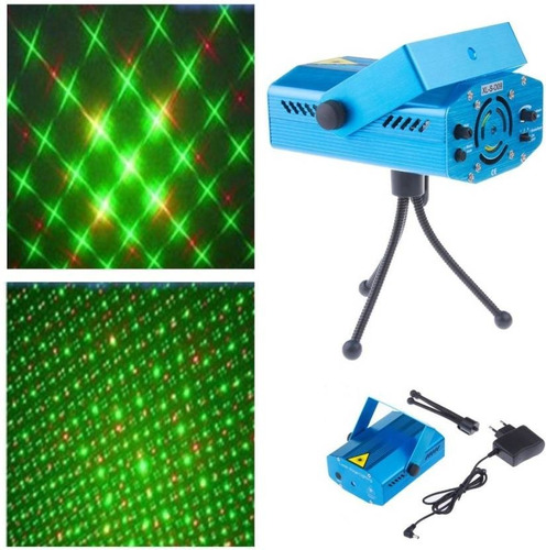 Mini Laser Puntos Figuras Ritmico Luces Led Eventos