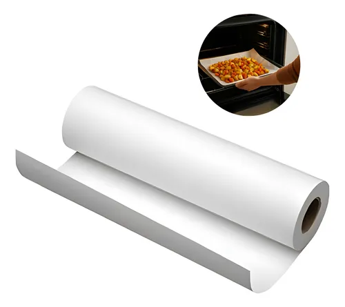 Papel Manteiga BraspelFood 50m x 28cm Antiaderente Para Forno Air...