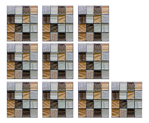 Pegatinas Autoadhesivas S 9012 Para Azulejos De Cristal, 10 Color C