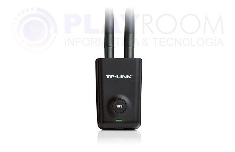 Imagen 5 de 6 de Placa De Red Usb A Wi-fi 300 Mbps Tp-link Tl-wn 8200nd Negra
