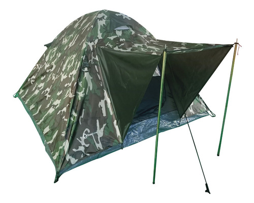 Carpa 4  Personas Iglu Exahome Camuflada 1500mm Sobretecho