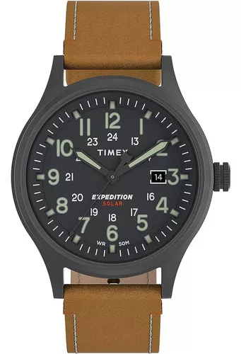  Timex Expedition Reloj de cuarzo para hombre, Marrón/Gris,  Correa : Ropa, Zapatos y Joyería