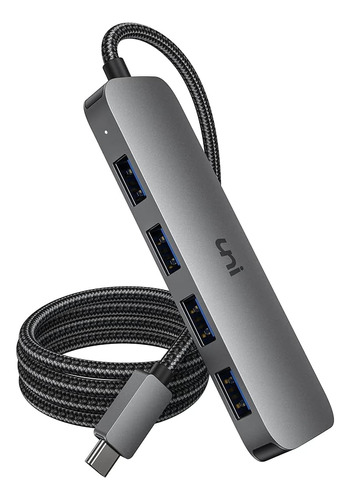 Uni Usb C A Usb Hub De 4 Puertos, Adaptador Usb Tipo C A Usb