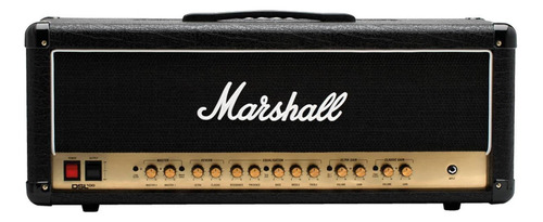 Amplificador Marshall DSL DSL100HR Valvular para guitarra de 100W color negro/dorado 230V