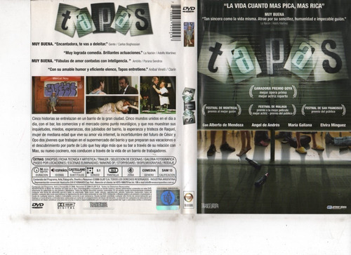 Tapas (2005) - Dvd Original - Mcbmi