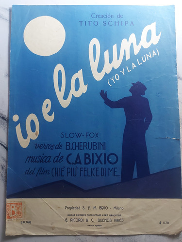 Imagen 6 de 10 de Antiguas Partituras De Música Italiana. Lote De 6. Ian 482