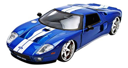 Fast & Furious 1:24 2005 Ford Gt Die-cast Car, Juguetes Para