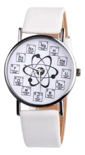Reloj Pulsera Atomo Tabla Periódica Correa Hebilla Unisex