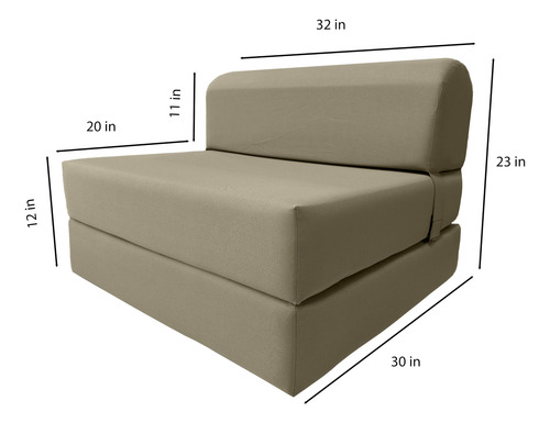 Cama Plegable De Espuma Para Sofá Y Silla 15 X 81 X 178 Cm B