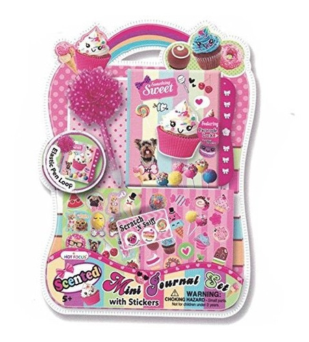 Mini Diario Scented Set Con Pegatinas