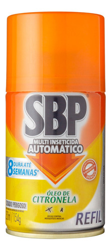 Multi-Inseticida Automático Óleo de Citronela SBP Frasco 250ml Refil