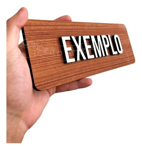 Imagem 3 de 3 de Placa Informativa Empurre Consultório Empresa Academia Bar