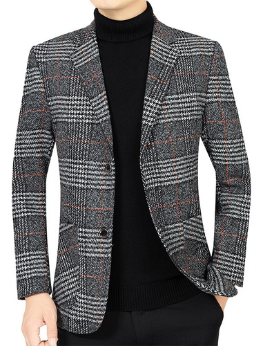 Oferta Especial Saco Blazer Hombre Negro Casual Moda [u]