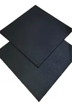 Comprar Piso De Caucho Reciclado Gimnasios Crossfit Plazas 1x1x20mm Negro Caucho