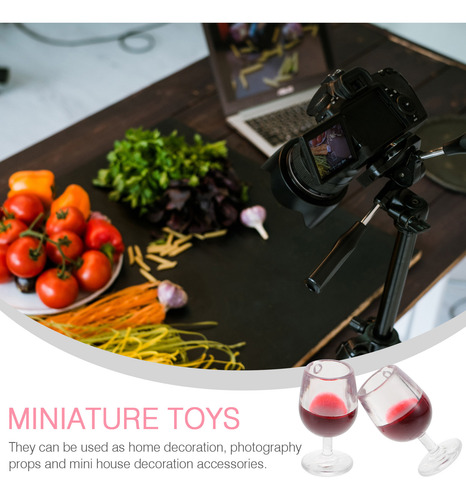 Copa En Miniatura Con Forma De Copa Roja, 12 Unidades, Mini