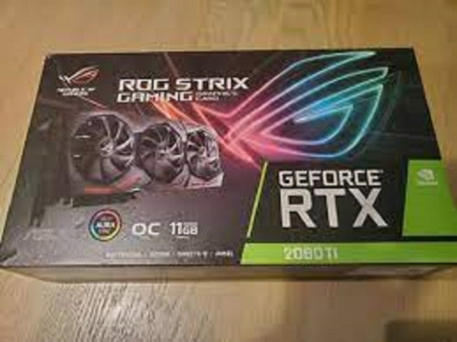 Imagen 1 de 1 de Rog Strix Geforce Rtx 2080ti 11g Gddr6 Gaming Graphics Card
