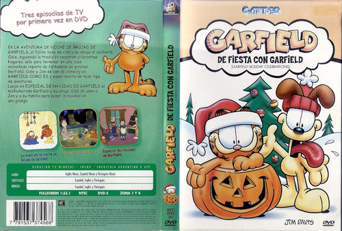 Garfield De Fiesta Con Garfield Dvd Coleccion Original