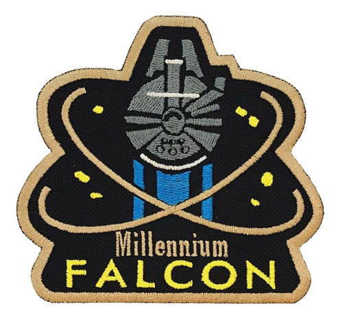 Star Wars Falcon Millennium Parche Bordado Termohadesivo