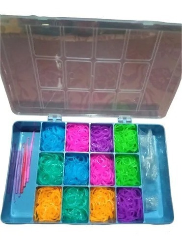 Gomitas Kit Para Armar Pulseras + Aguja + Envio