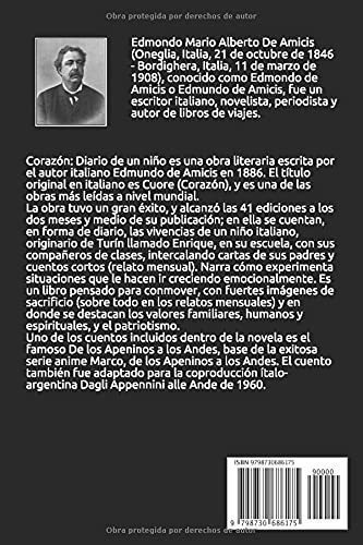 Corazon Diario De Un Niño - De Amicis, Edmondo, de De Amicis, Edmondo. Editorial Independently Published en español