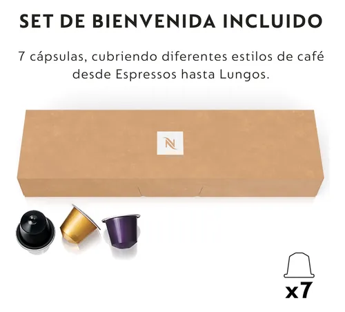 Máquina Nespresso Essenza Mini Roja & Espumador De Leche