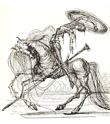 Livro Don Quixote De Cervantes Ilustrado Por Salvador Dali