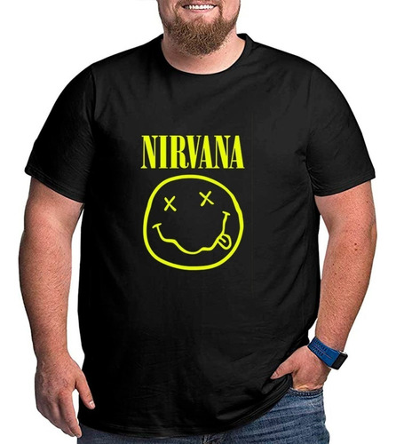 Polera Nirvana Rock Tallas Grandes Xxl Y Xxxl