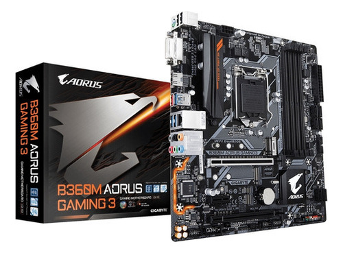 Placa Mãe B360m Aorus Gaming 3 Slot M.2 Nvme Ddr4