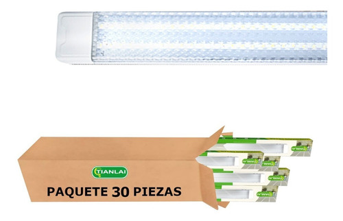 Tubo Led Regleta 36w/180w Luz Blanca Interiores 30 Piezas