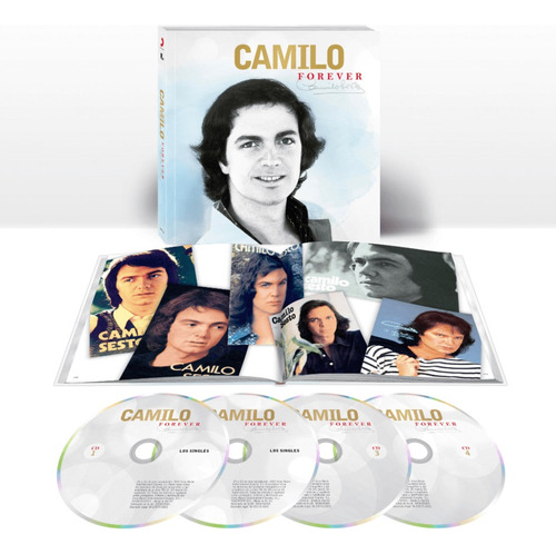 Camilo Forever - Camilo Sesto - Libro Nuevo + 4 Cd + 1 Vinil